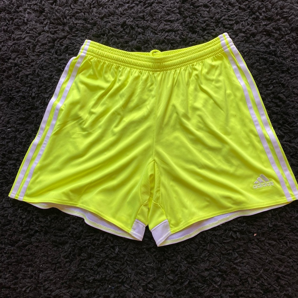 Adidas Neon Soccer Shorts